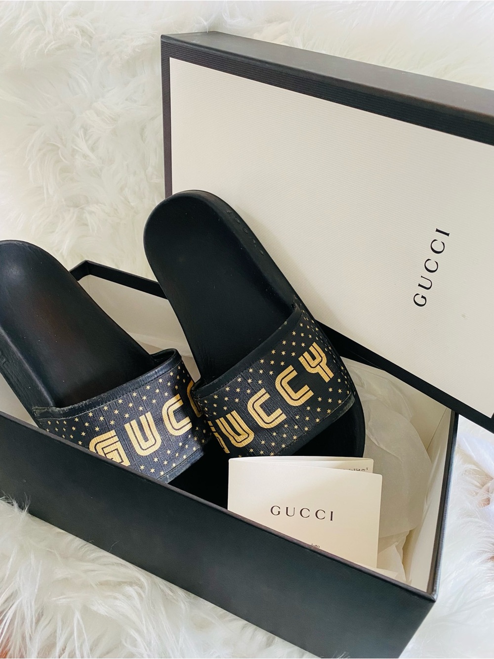 🛍️Gucci Authentic“GUCCY” Slides - Picture 7 of 15